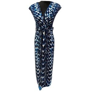 Chico’s size 3 (Large or size 16) V neckline maxi dress